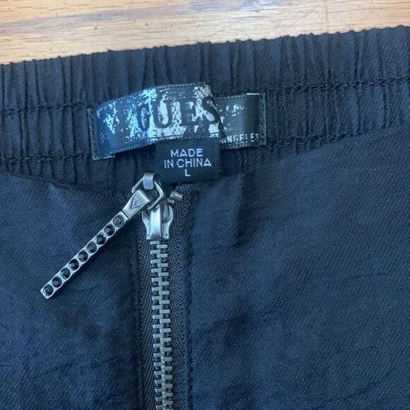 Guess Zip Up Skirt Black Size Large - Picture 2 of 7